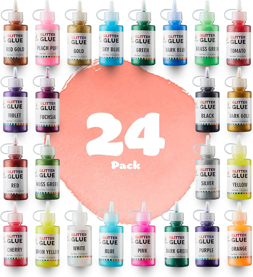 Glitte Glue - Set 24 Colors