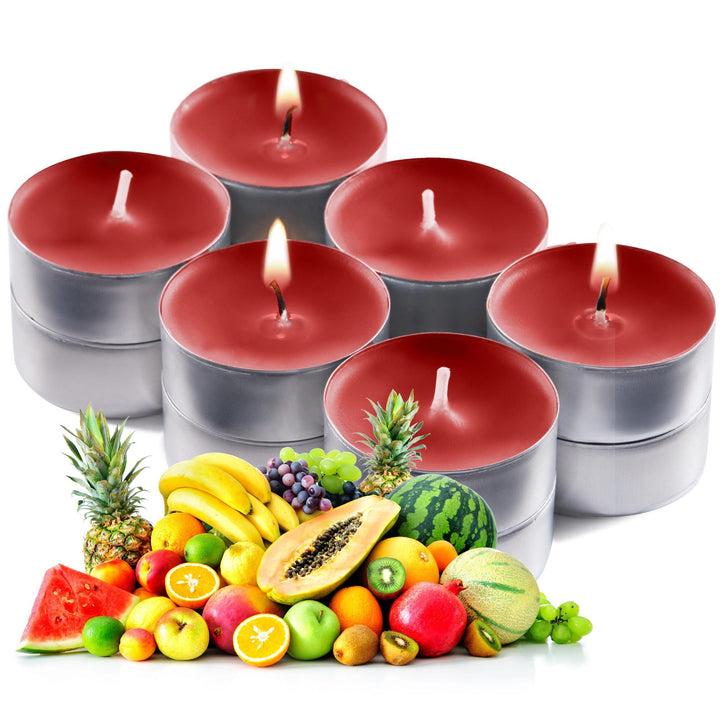 Scented Tealight Candles, Tropical Delight, 12 Pack