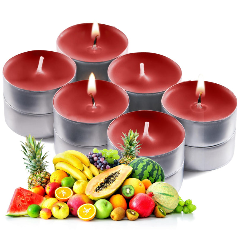 Scented Tealight Candles, Tropical Delight, 12 Pack