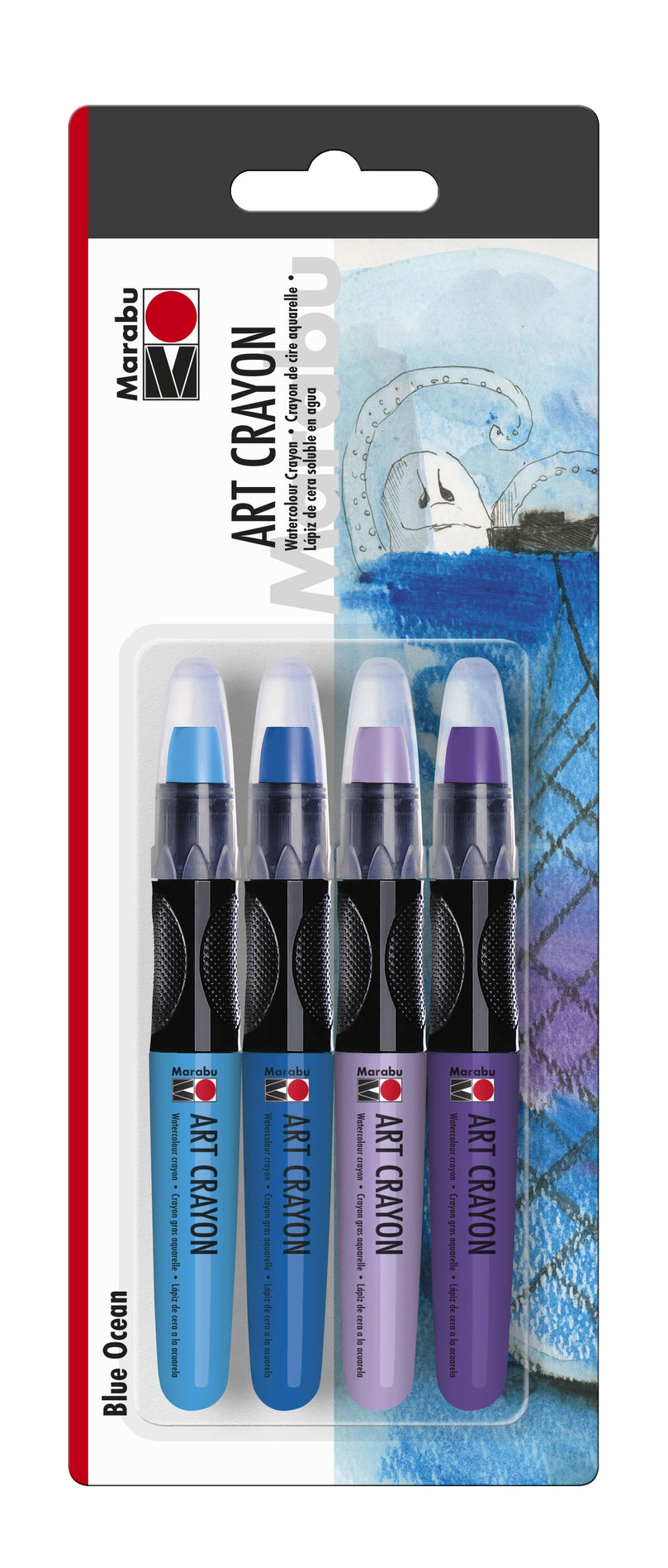 Art Crayon Ocean Set