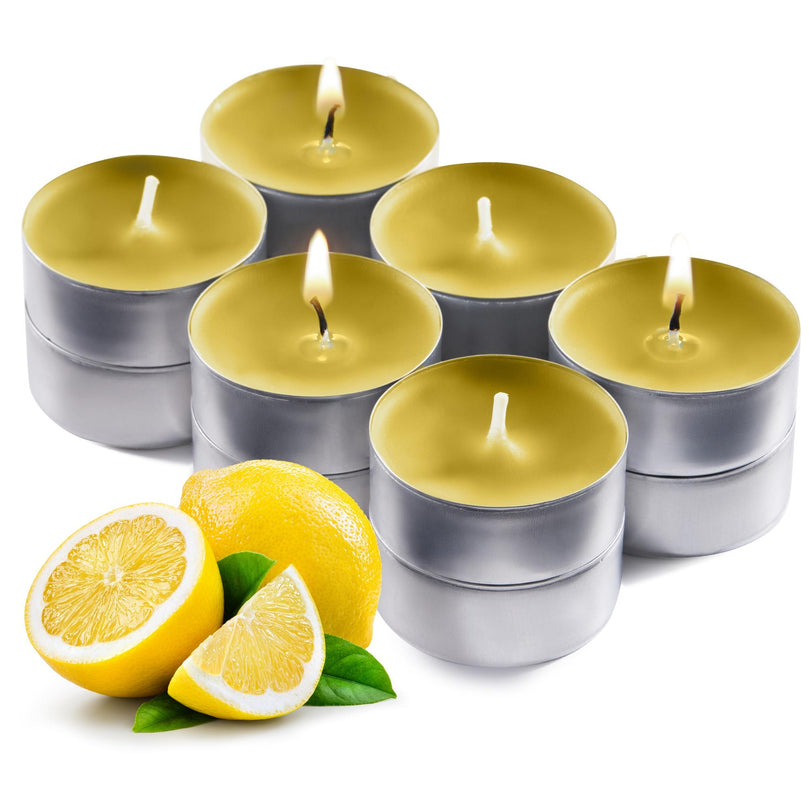 Scented Tealight Candles, Southern Citrus, 12 Pack