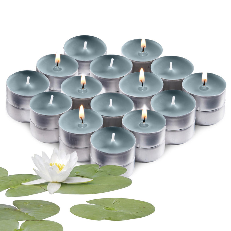 Scented Tealight Candles, Fairy Waterlily, 30 Pack