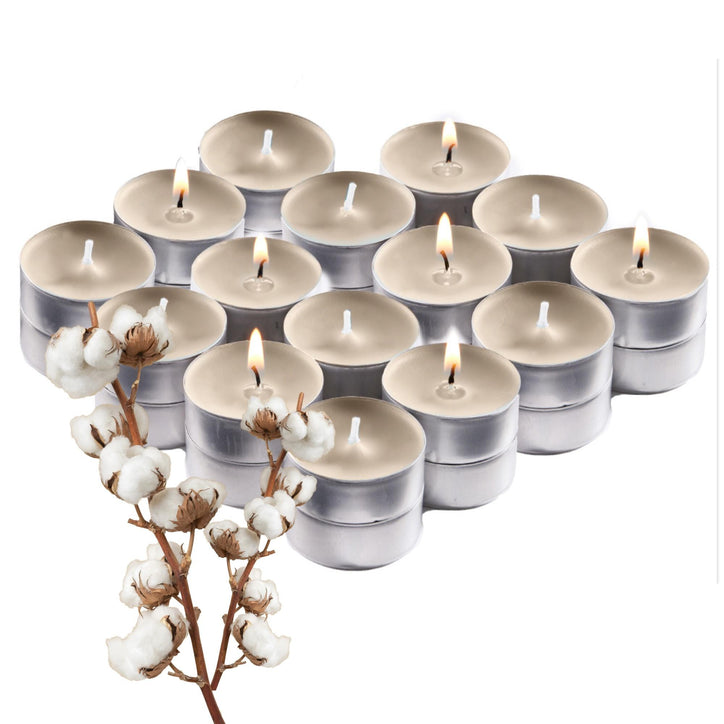 Scented Tealight Candles, Cotton Blossom, 30 Pack