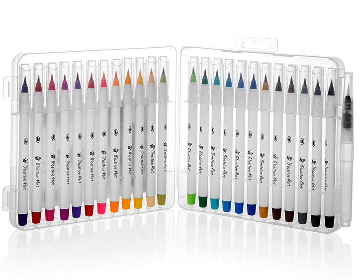 Watercolor Brush Pen 24 Colors By Positive Art